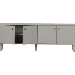 Outlet WOOOD Madu tv meubel grenen wolkengrijs