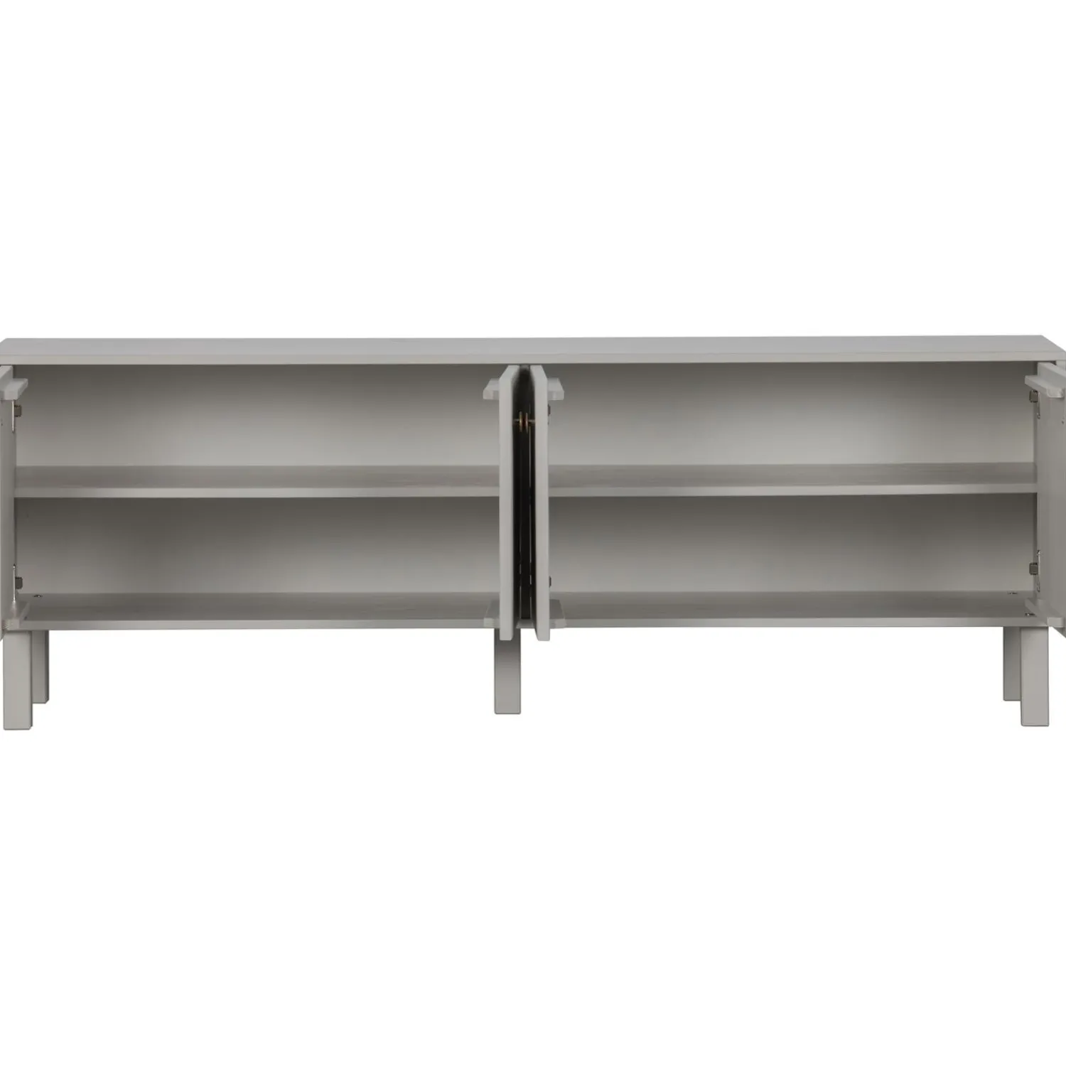 Outlet WOOOD Madu tv meubel grenen wolkengrijs