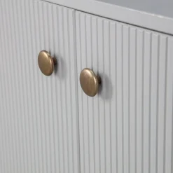 Outlet WOOOD Madu tv meubel grenen wolkengrijs