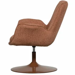 WOOOD Marten in hoogte verstelbare fauteuil Oranje