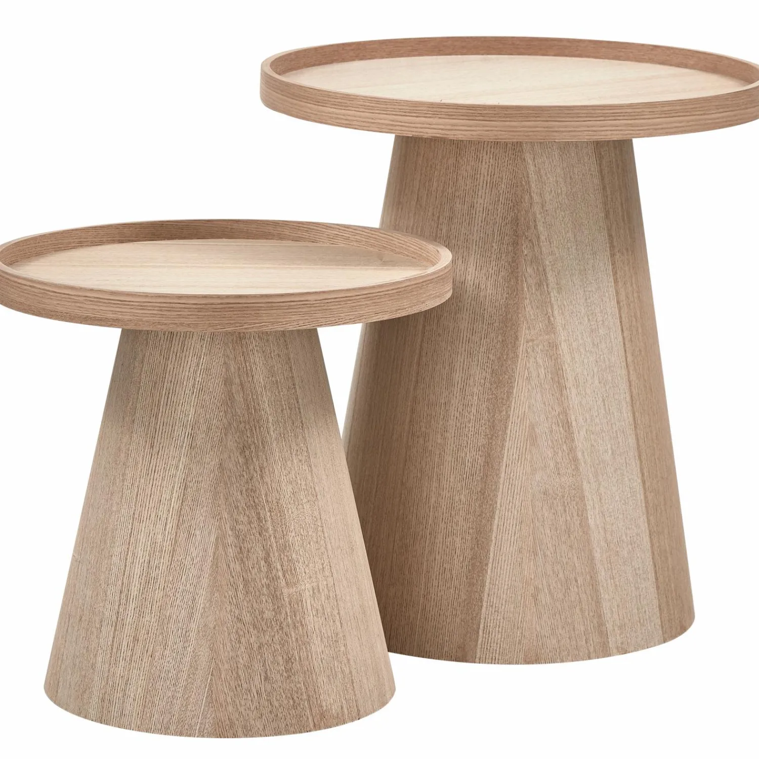 Sale WOOOD Maud bijzettafel conisch hout naturel 50xø45 cm
