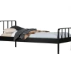 Best WOOOD Mees bed metaal zwart 90x200 cm