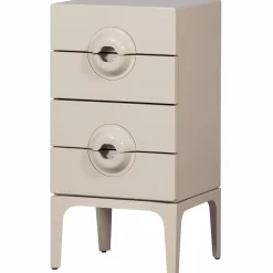 New WOOOD Merge ladekast 4 lades hout greige