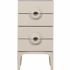 New WOOOD Merge ladekast 4 lades hout greige