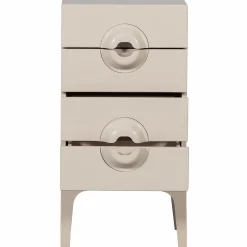 New WOOOD Merge ladekast 4 lades hout greige