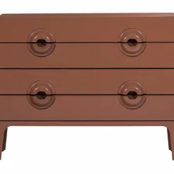 WOOOD Merge ladekast/commode oud roze