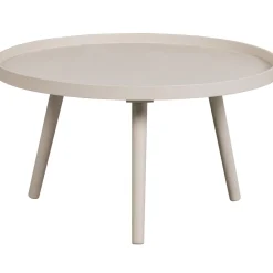 Outlet WOOOD Mesa bijzettafel L hout 34 x ø60 Zand