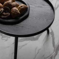 Sale WOOOD Mesa bijzettafel L hout Zwart