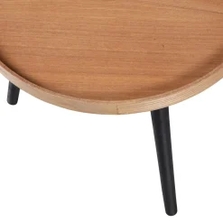 New WOOOD Mesa bijzettafel M hout 45xø45 Naturel