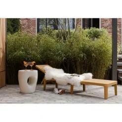 Clearance WOOOD Mica bijzettafel vezelversterkte polymeer naturel