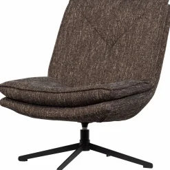 Hot WOOOD Milaro draaifauteuil melange Bruin