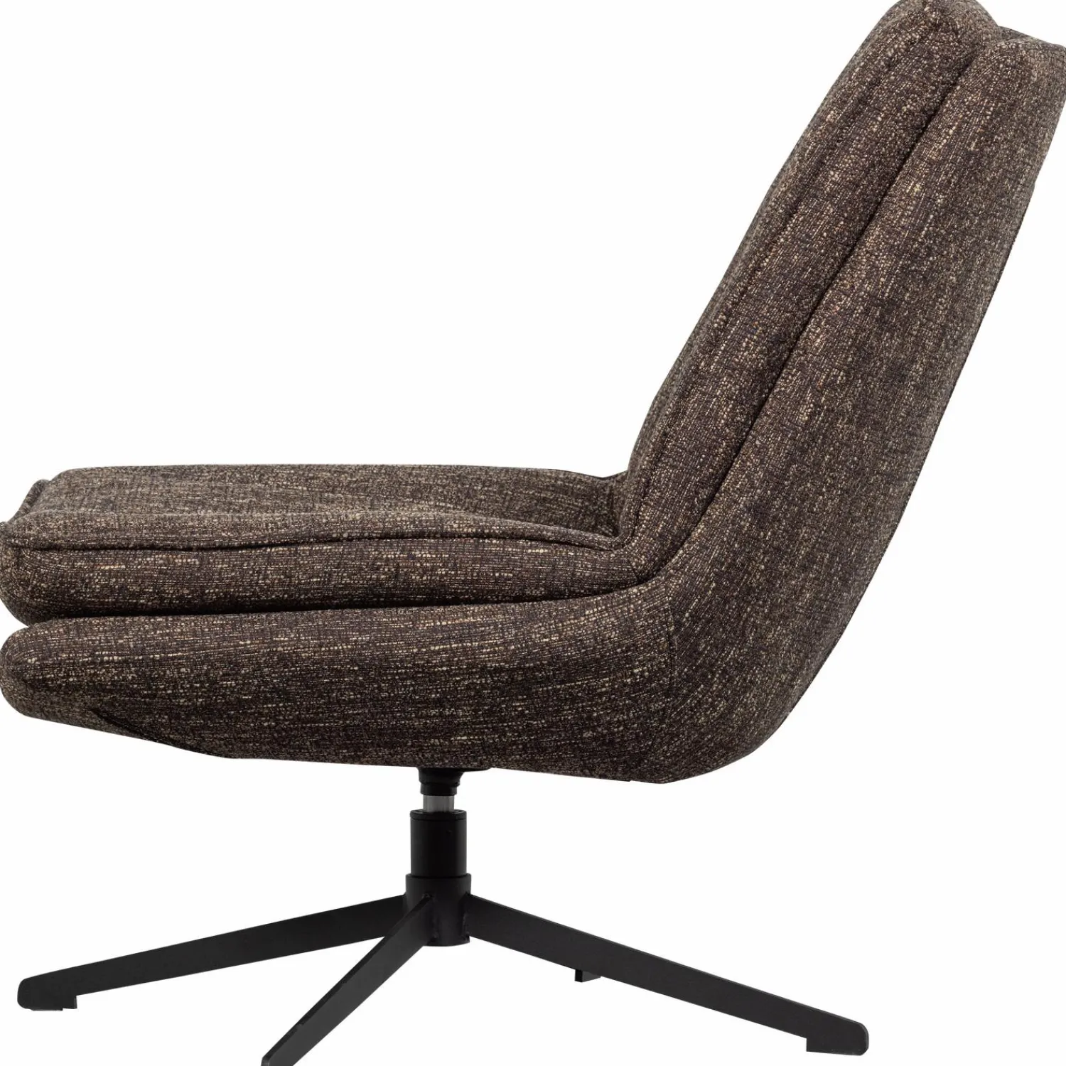 Hot WOOOD Milaro draaifauteuil melange Bruin