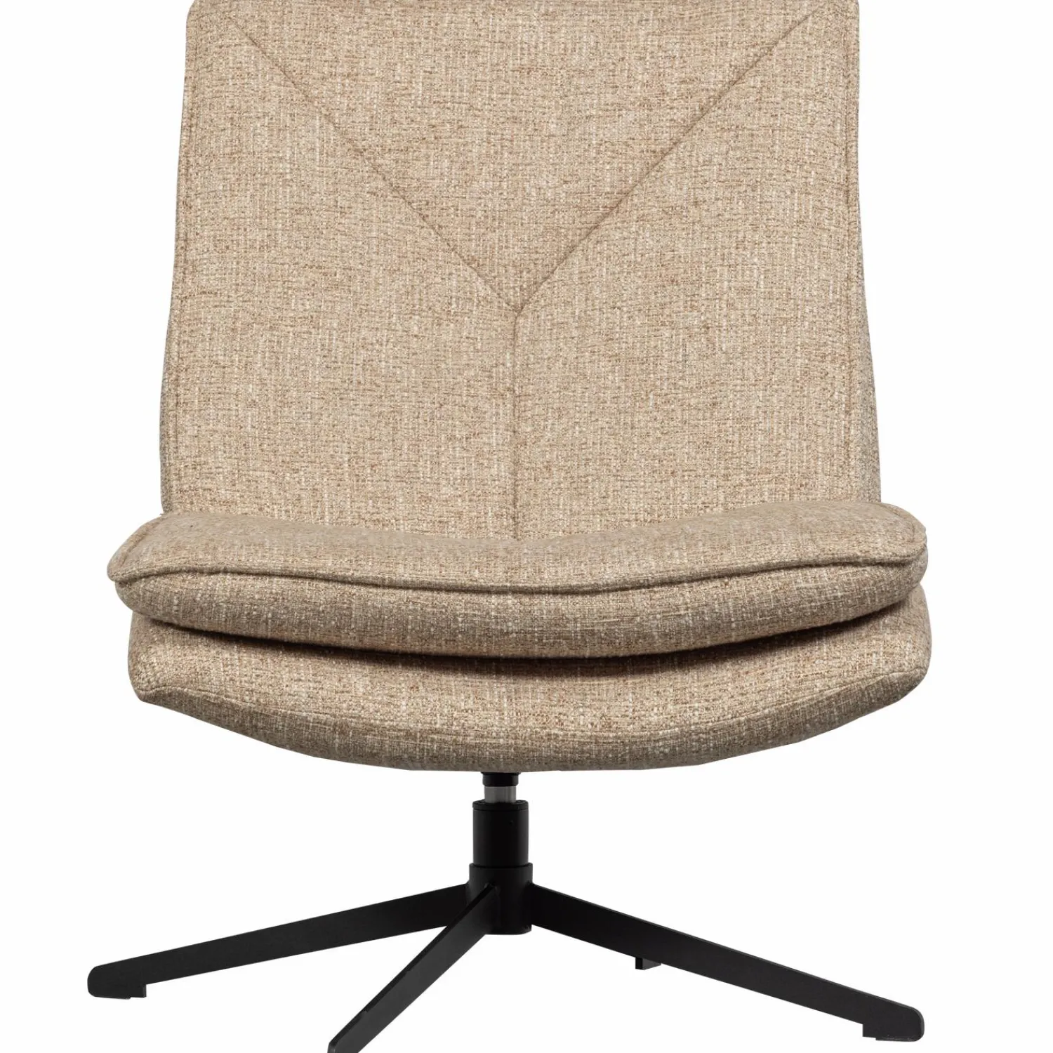 Outlet WOOOD Milaro draaifauteuil melange Naturel