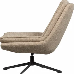 Outlet WOOOD Milaro draaifauteuil melange Naturel