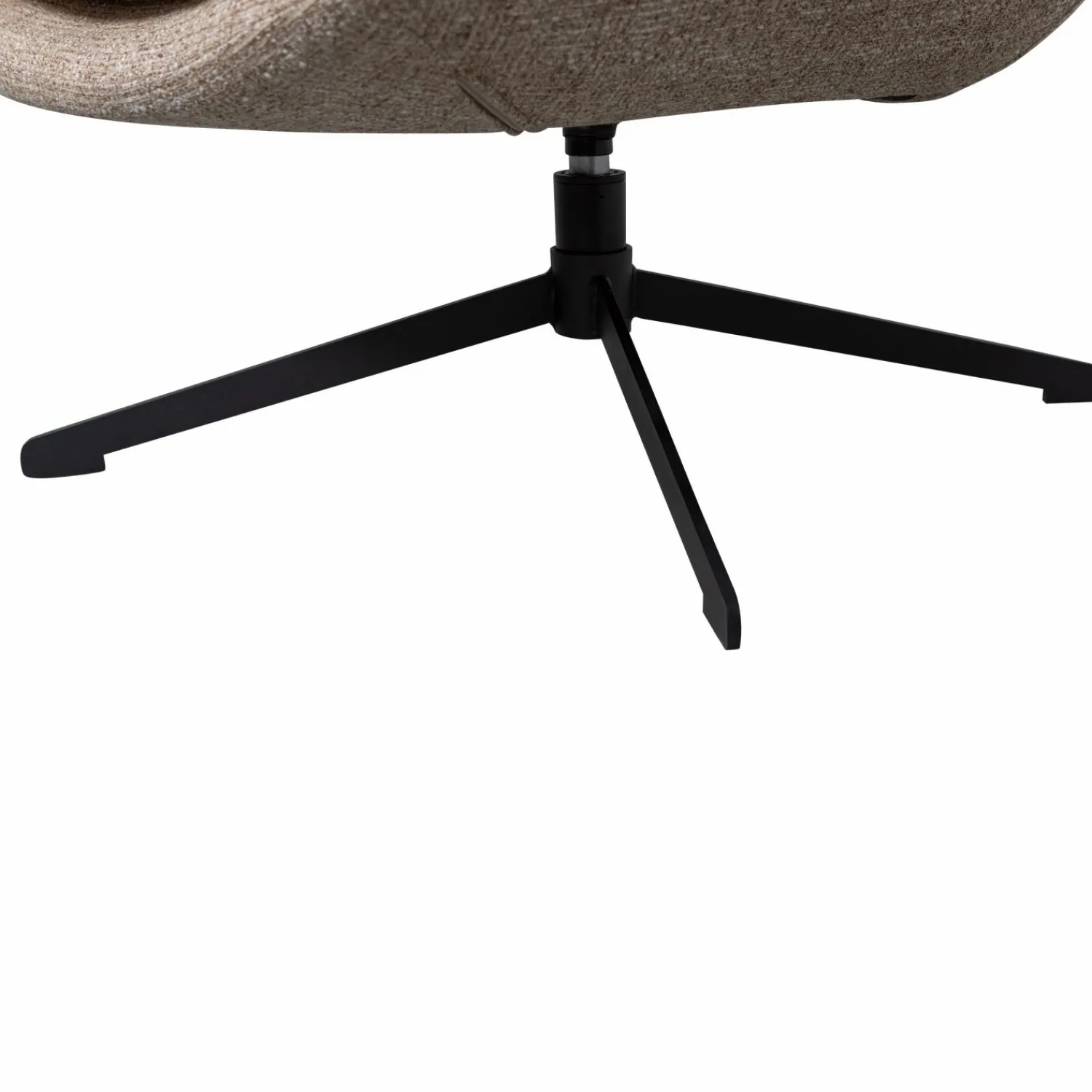 Outlet WOOOD Milaro draaifauteuil melange Naturel