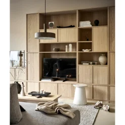 WOOOD Modulair bovenkast 110 cm eiken naturel mat