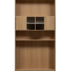 WOOOD Modulair bovenkast 110 cm eiken naturel mat