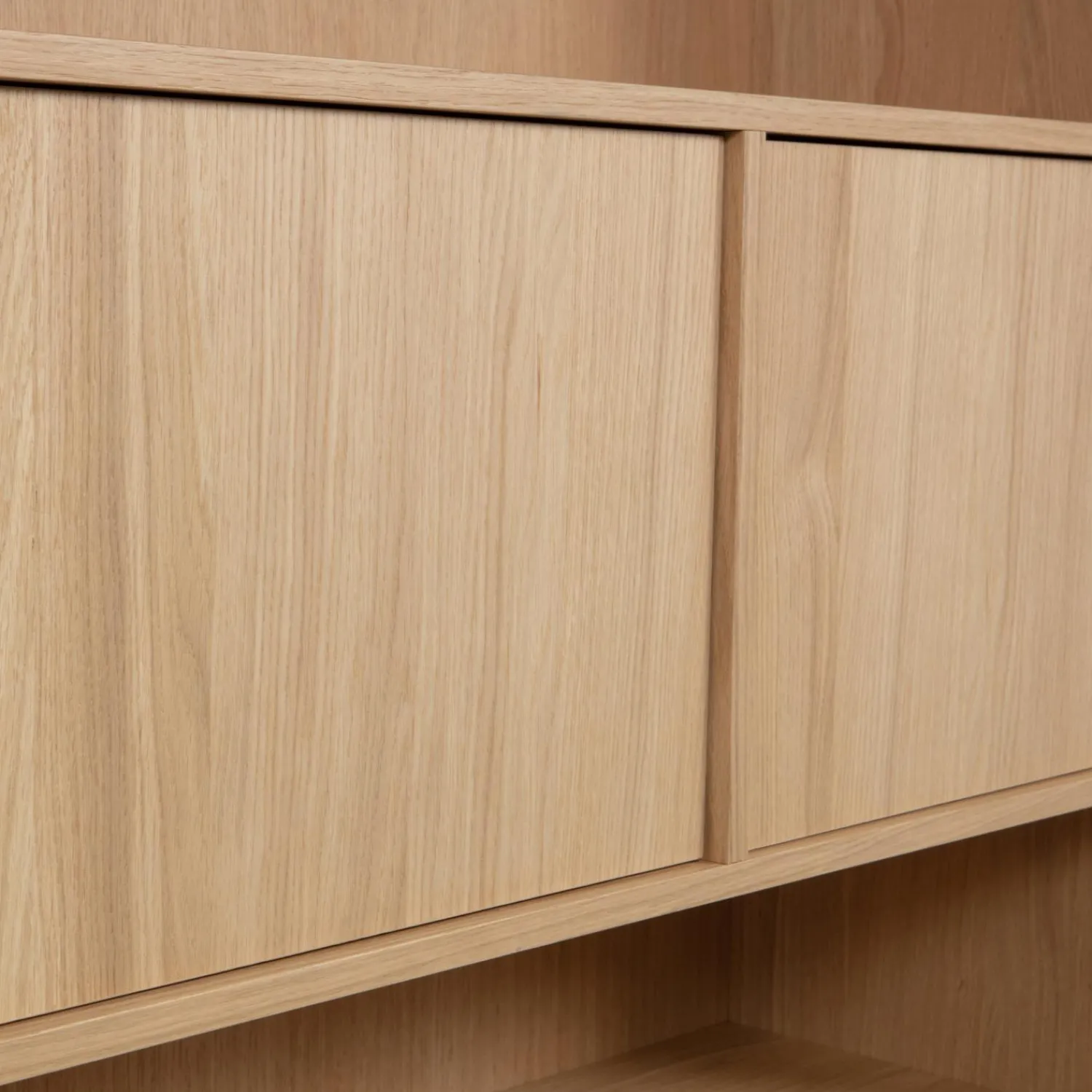 WOOOD Modulair bovenkast 110 cm eiken naturel mat