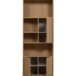 WOOOD Modulair bovenkast 77 cm eiken naturel mat