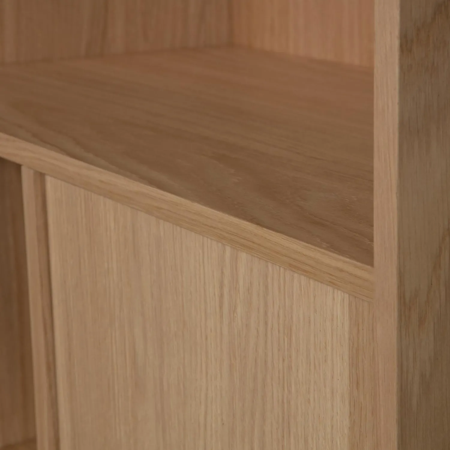 WOOOD Modulair bovenkast 77 cm eiken naturel mat