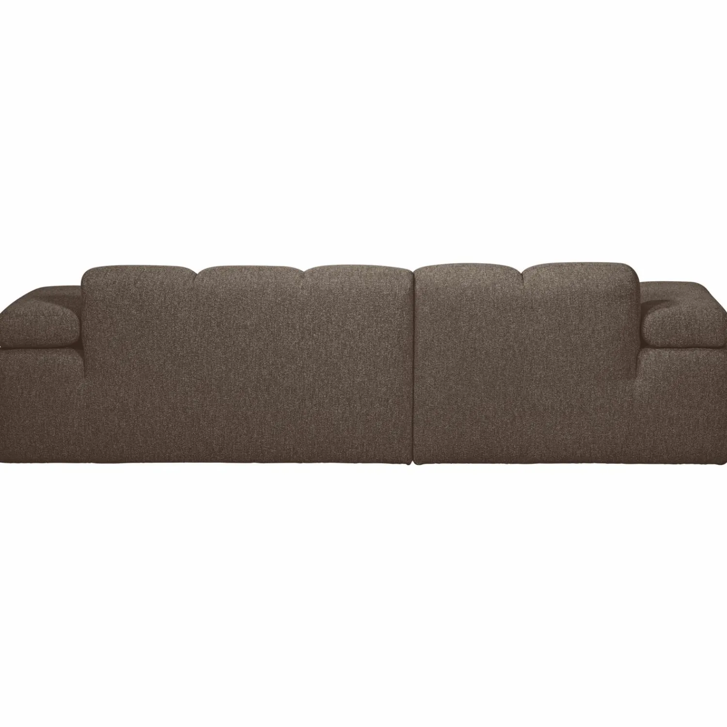 Clearance WOOOD Mojo chaise longue bank links bouclé Bruin melange