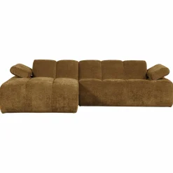 WOOOD Mojo chaise longue bank links ribstof Honinggeel