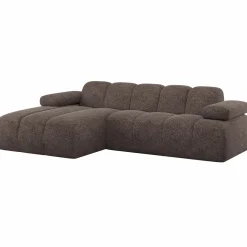 Sale WOOOD Mojo chaise longue bank links wollig Bruin