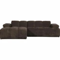 WOOOD Mojo chaise longue bank links ribstof Bruin