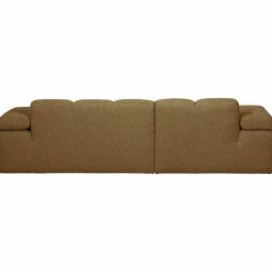 Online WOOOD Mojo chaise longue bank links bouclé Geel/bruin melange