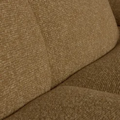 Online WOOOD Mojo chaise longue bank links bouclé Geel/bruin melange