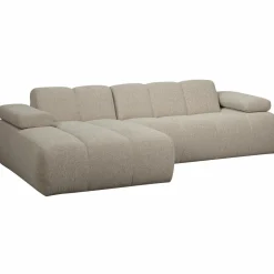 New WOOOD Mojo chaise longue bank links bouclé Beige melange