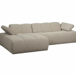 New WOOOD Mojo chaise longue bank links bouclé Beige melange