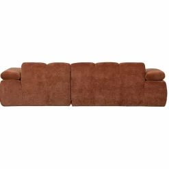 Discount WOOOD Mojo chaise longue bank rechts ribstof Roestbruin
