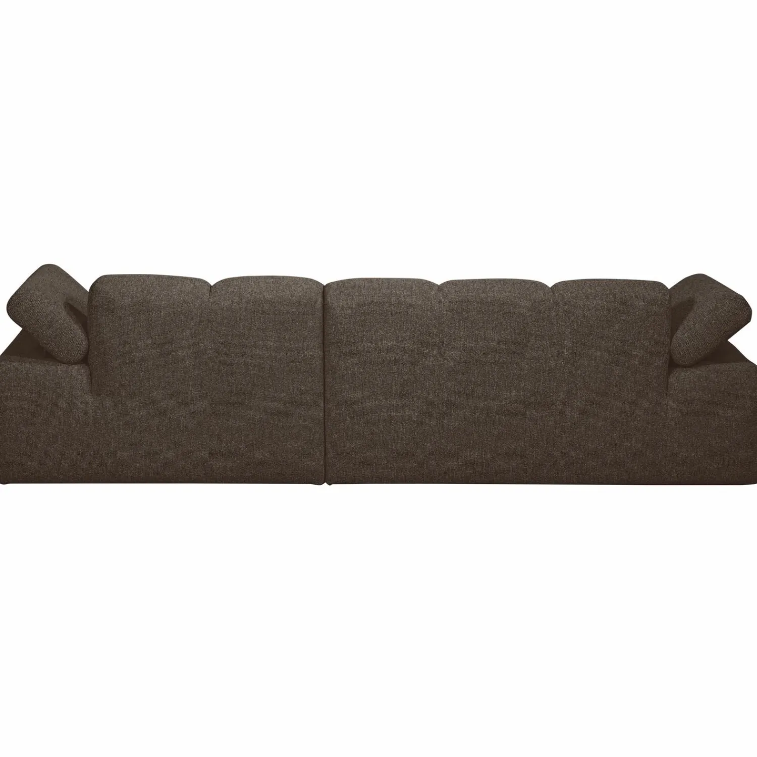 New WOOOD Mojo chaise longue bank rechts bouclé Bruin melange