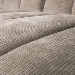 New WOOOD Mojo chaise longue bank rechts ribstof donker zand Donkerzand