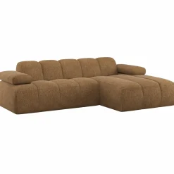 Sale WOOOD Mojo chaise longue bank rechts wollig Honinggeel