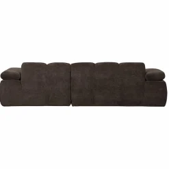 Discount WOOOD Mojo chaise longue bank rechts ribstof Bruin