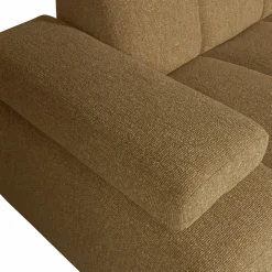 Sale WOOOD Mojo chaise longue bank rechts bouclé geel bruin melange Geel/bruin melange