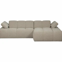 Hot WOOOD Mojo chaise longue bank rechts bouclé Beige melange
