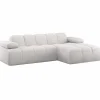 Outlet WOOOD Mojo chaise longue bank rechts bouclé ecru melange