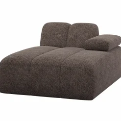 Discount WOOOD Mojo chaise longue element rechts wollig bruin Roestbruin