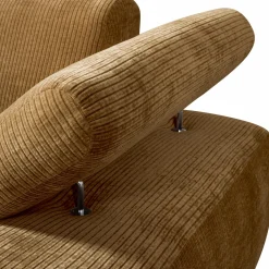 Best WOOOD Mojo chaise longue element rechts ribstof Honinggeel