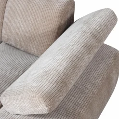 New WOOOD Mojo chaise longue element rechts ribstof Donkerzand