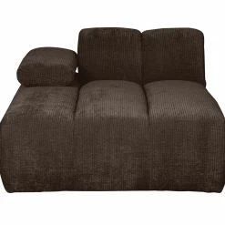 Sale WOOOD Mojo chaise longue element links ribstof Bruin