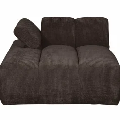 Sale WOOOD Mojo chaise longue element links ribstof Bruin