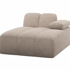 Online WOOOD Mojo chaise longue element rechts wollig Donkerzand