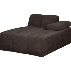 Best WOOOD Mojo chaise longue element rechts ribstof Bruin