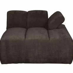 Best WOOOD Mojo chaise longue element rechts ribstof Bruin