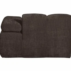 Best WOOOD Mojo chaise longue element rechts ribstof Bruin