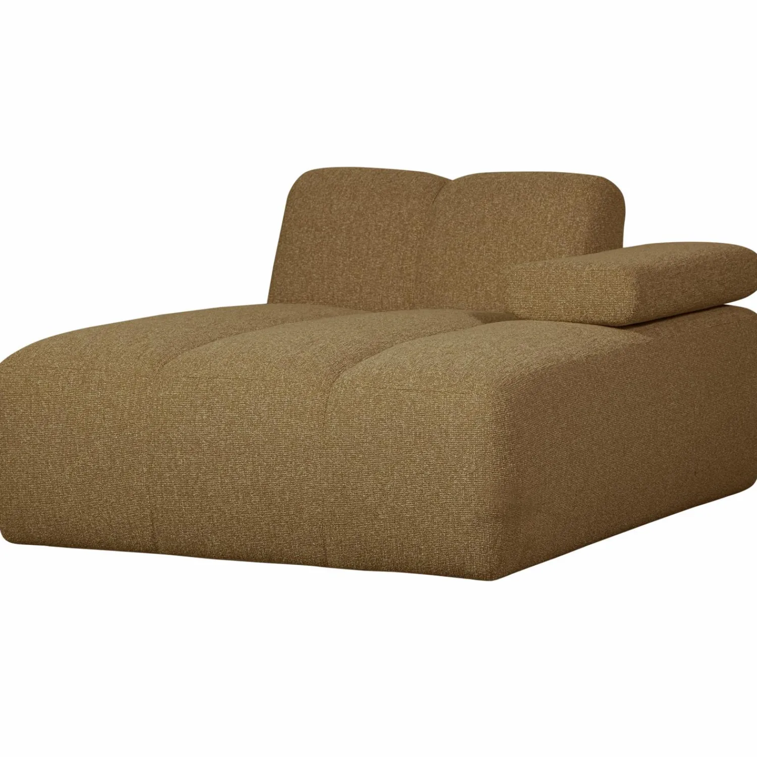 New WOOOD Mojo chaise longue element rechts bouclé Geel/bruin melange